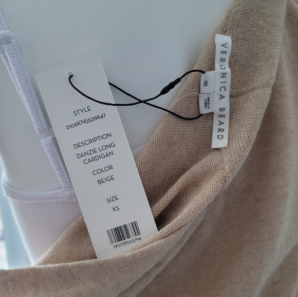 NWT Veronica Beard Danzie Long Cardigan XS - Picture 8 of 9